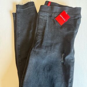 Spanx medium black new with tags skinny jeans